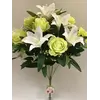 Искусственные цветы оптом   Роза+Лилия с ягодами декор Д 78
