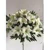 Искусственные цветы оптом  Лилия вазон Д-160
