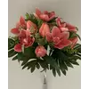 Искусственные цветы оптом  Тюльпан + ирис Д 181