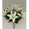 Искусственные цветы оптом .   Лилия с гвоздичкой Д-182