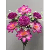 Искусственные Цветы оптом Крокус атласный+калинка с подкладкой