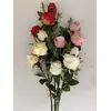 Искусственные цветы оптом Роза натуральная ветка Д-139
