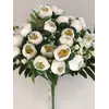 Искусственные цветы оптом.   Камелия мелкая с  папоротником Д 115