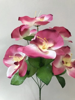 Искусственные цветы оптом Орхидея 6 ка