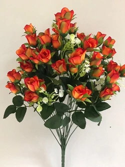 Искусственные цветы оптом  Бутончик  декор вазон не пресс