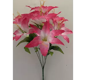 Искусственные цветы оптом   Лилия атласная 7 ка