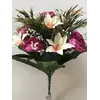 Искусственные цветы оптом Пион + Лилия вазон