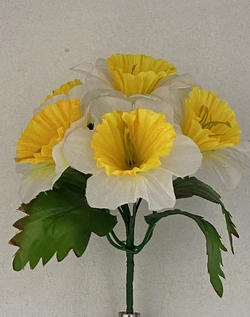 Искусственные цветы оптом  Нарцисс  зал-ка