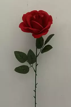 Штучні квіти оптом. Троянда бархатна одінарна Штучні квіти оптом. Троянда бархатна одінарна