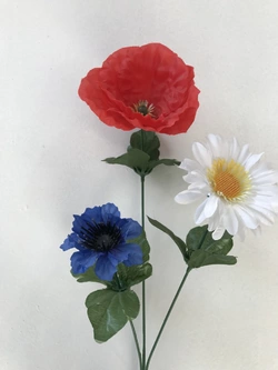 Искусственные цветы оптом Полевой ветка Ч Искусственные цветы оптом Полевой ветка Ч