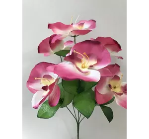 Искусственные цветы оптом Орхидея 6 ка