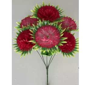 Штучни квіти оптом  Хризантема двукольорова