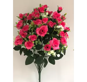Искусственные цветы оптом  Розочка декор вазон не пресс