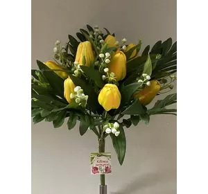Искусственные цветы оптом  тюльпан с добавкой Д136