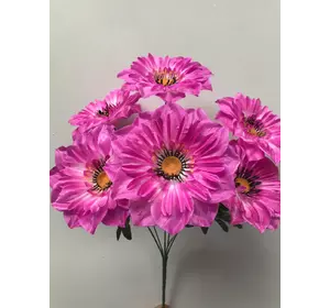 Искусственные цветы оптом Гербера с черной серединкой